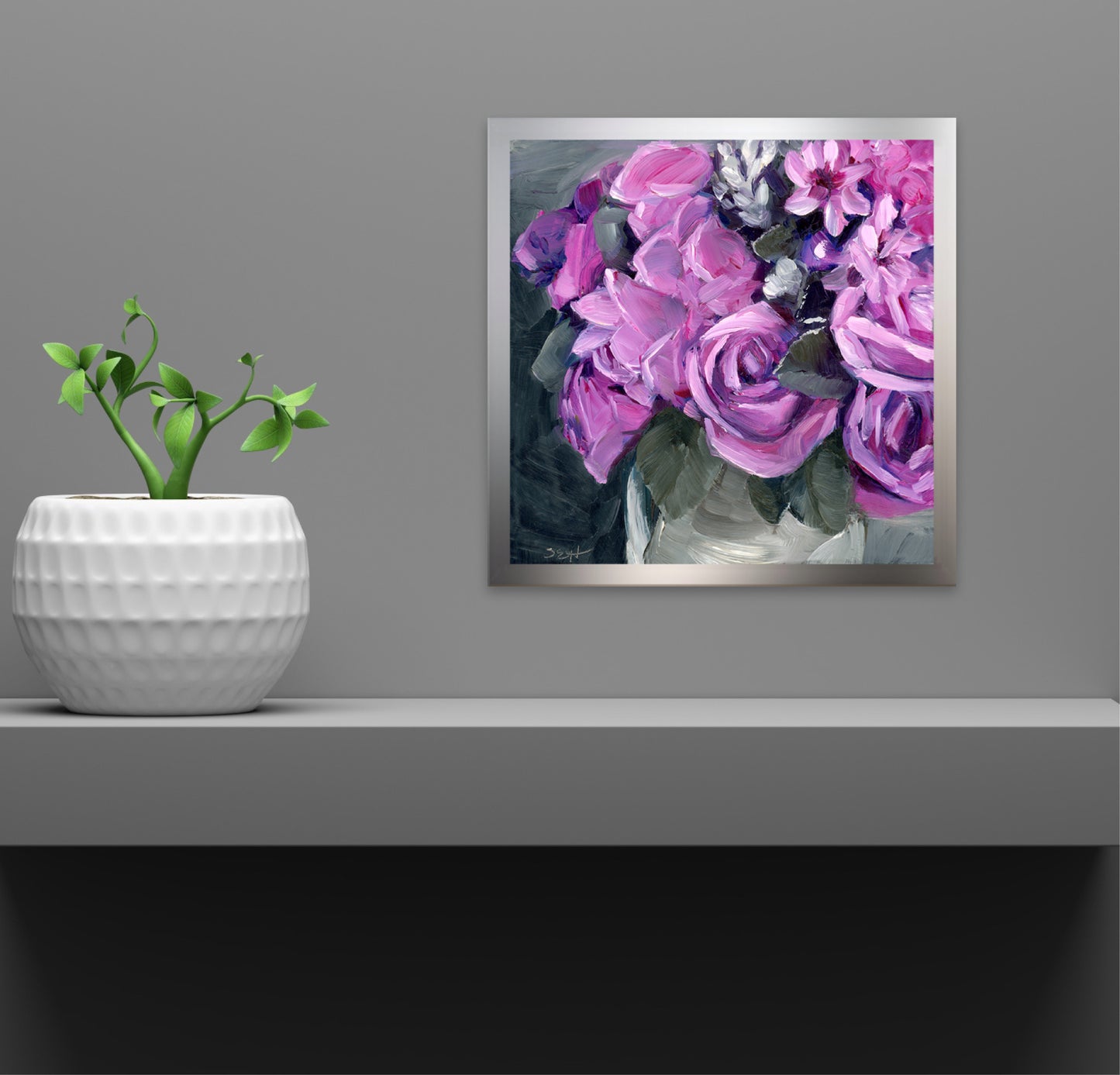 Pink and Grey