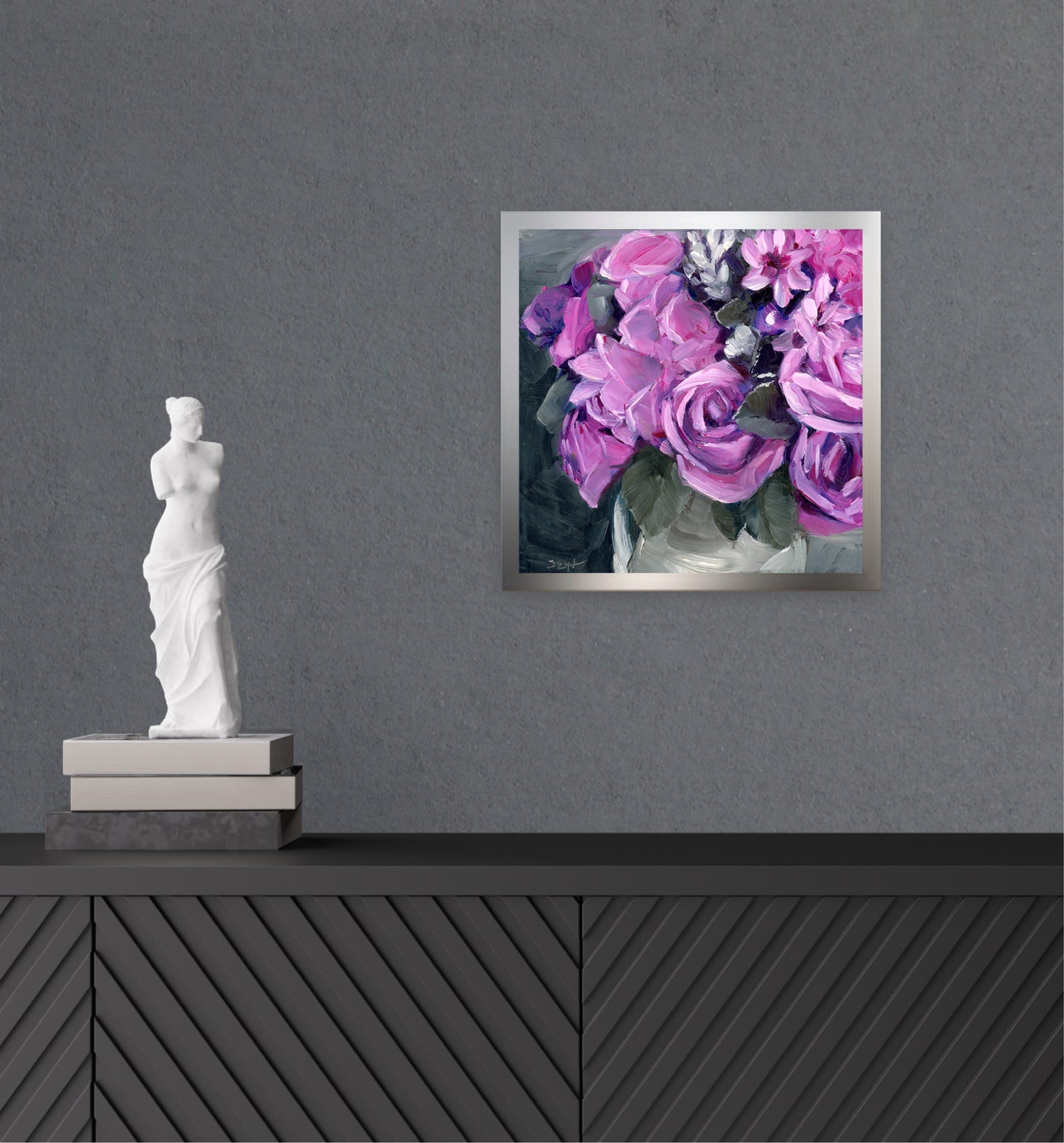 Pink and Grey
