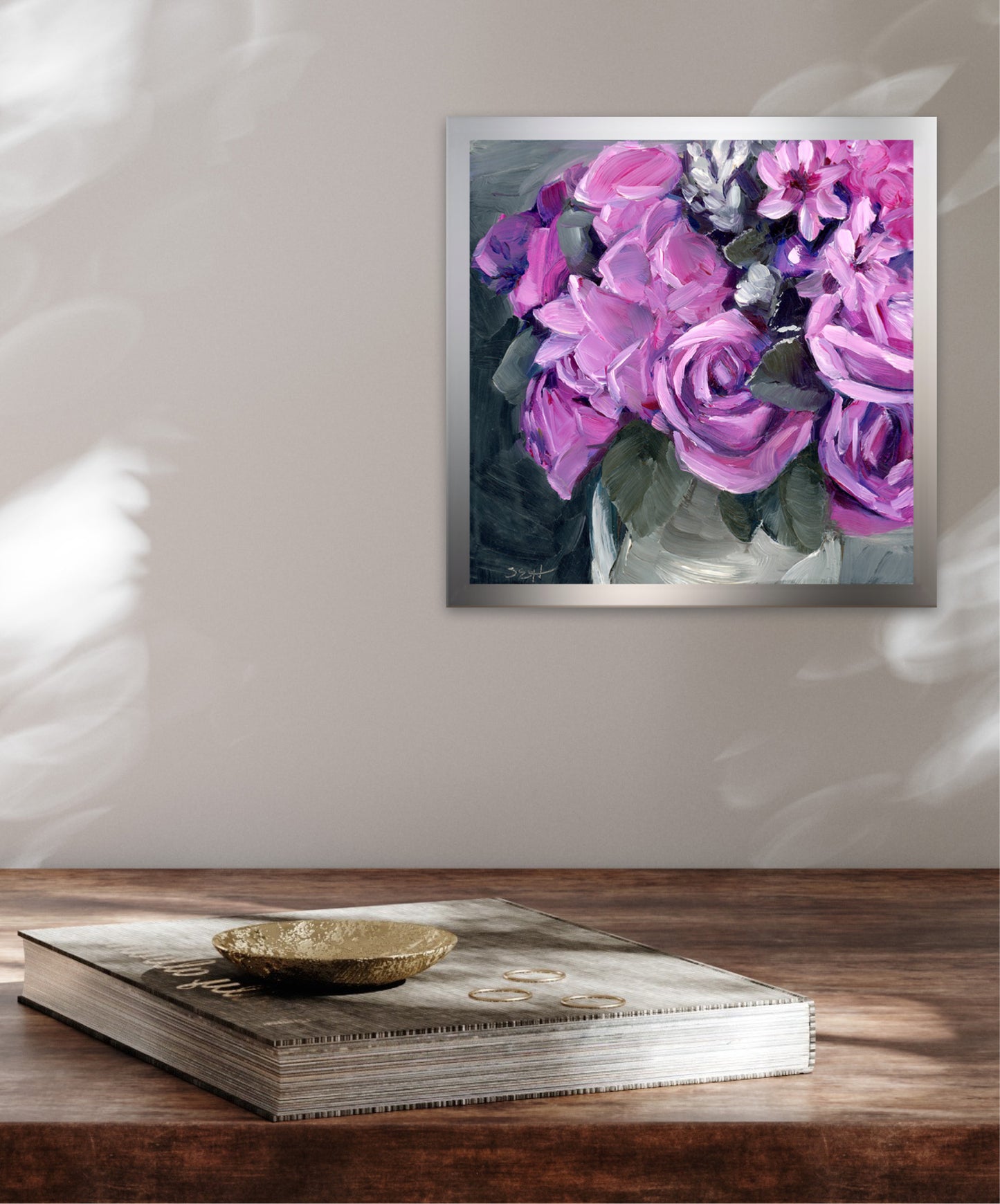 Pink and Grey